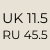 UK 11.5 / RU 45.5